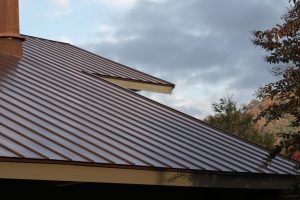 Beautiful brown metal roof